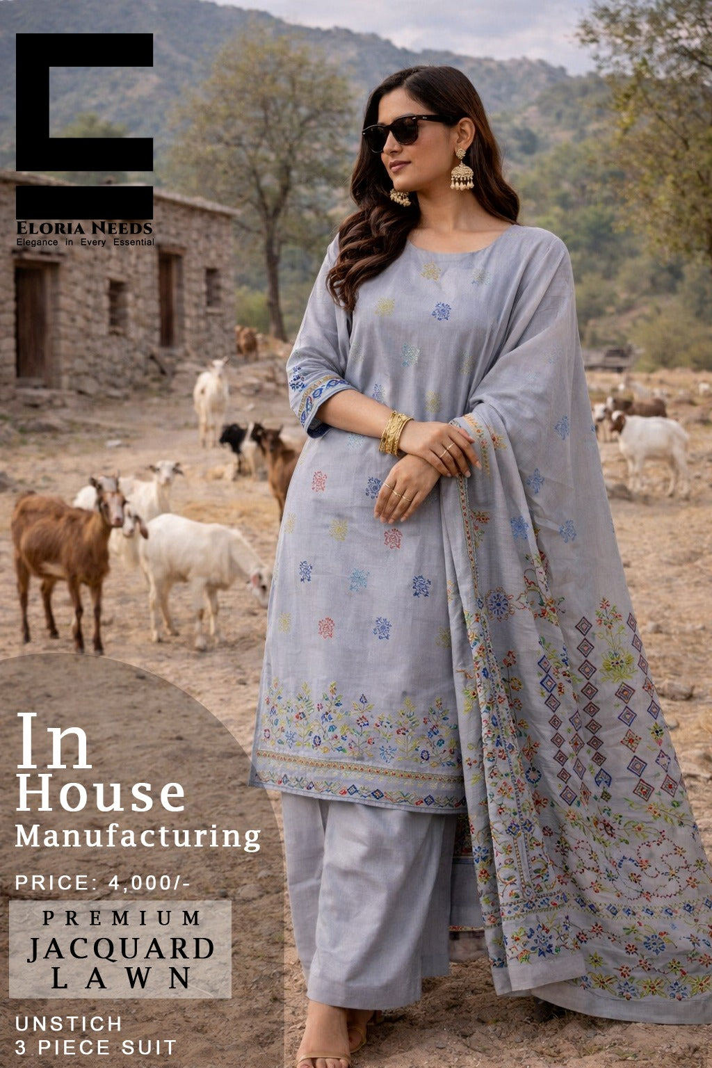 Premium Jacuard Lawn