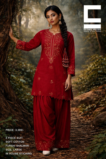 Soft Cotton Farshi Shalwar