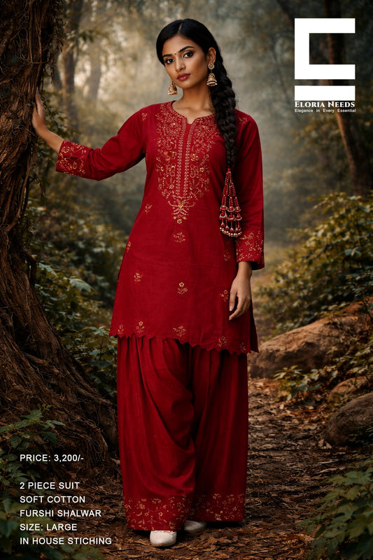 Soft Cotton Farshi Shalwar