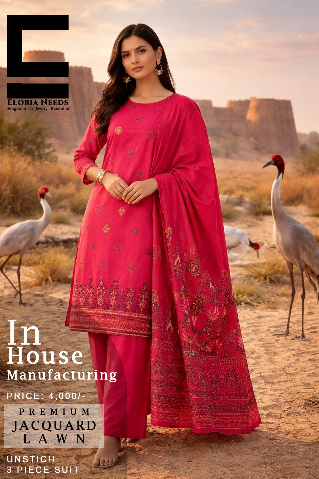 Premium Jacuard Lawn