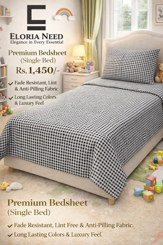 Eloria Need premium Bedsheet (Single Bed )