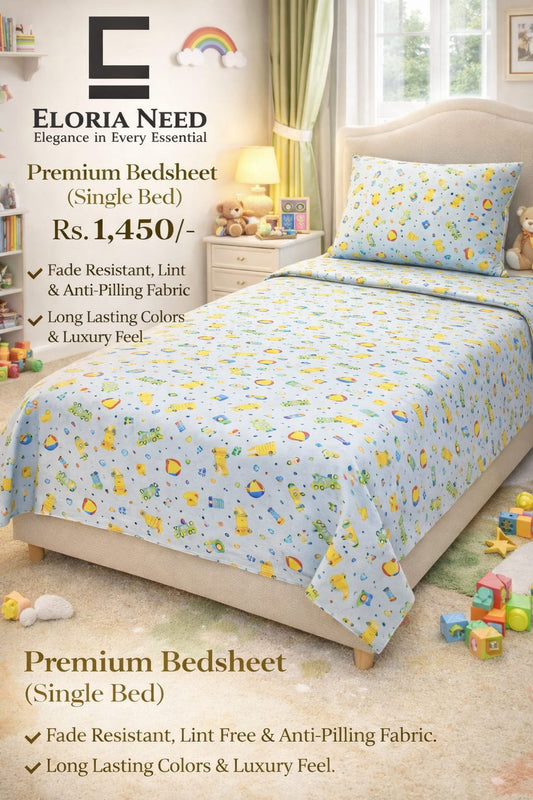 Eloria Need premium Bedsheet (Single Bed )